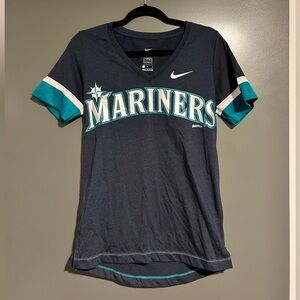 Womens nike mariners v neck shirt